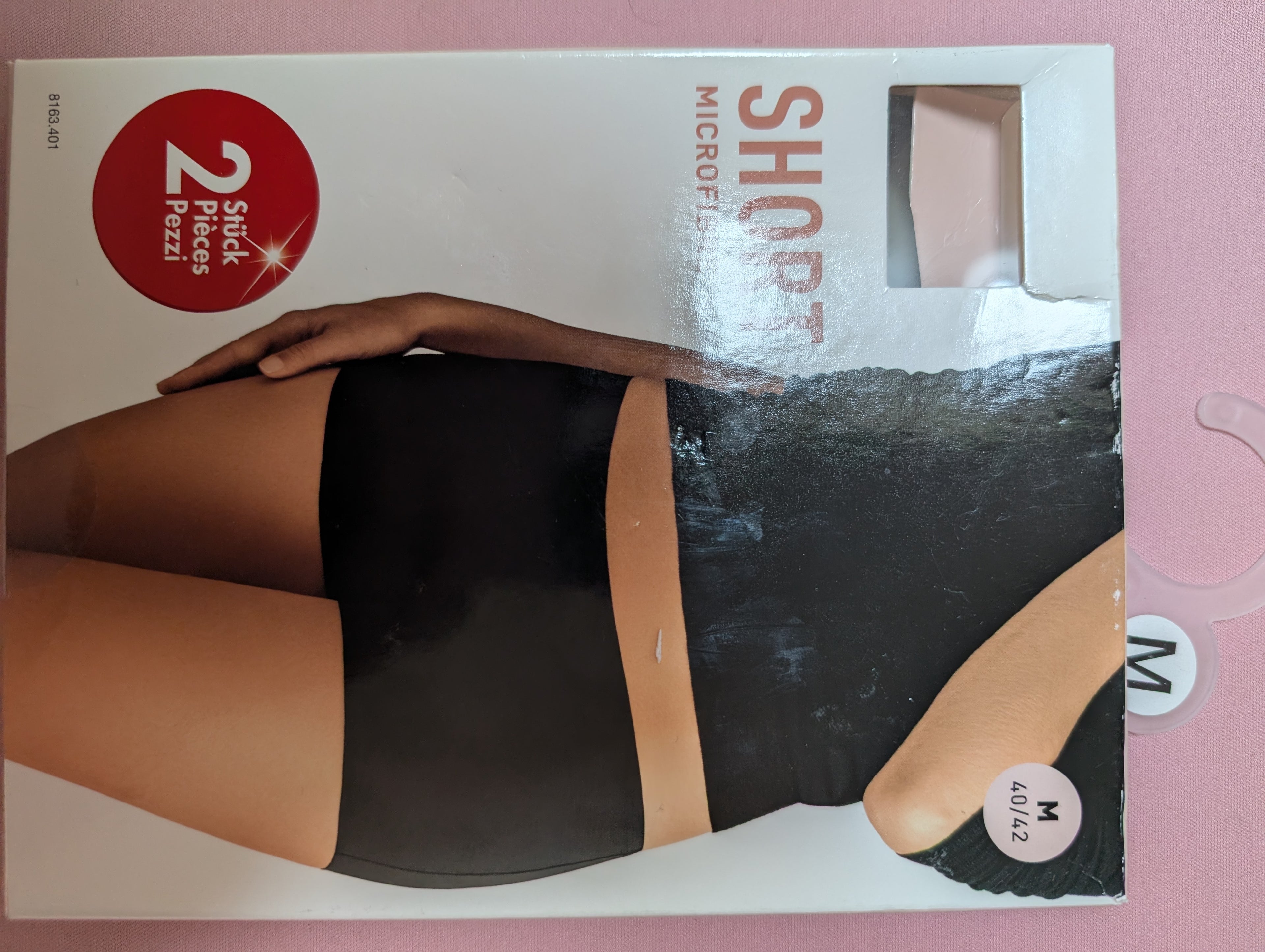 Short Microfibre - Lot de 2