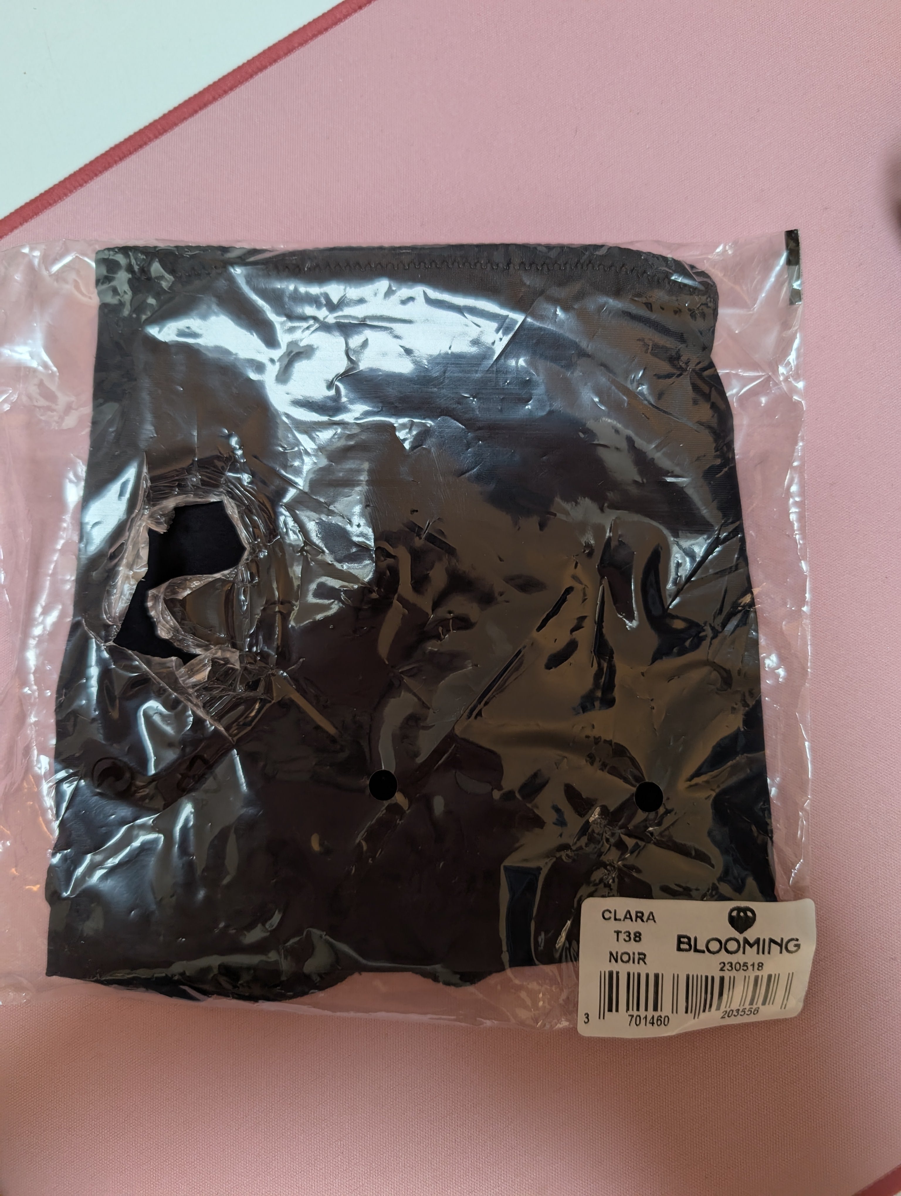 Blooming - Shorty menstruel CLARA - Noir -  Sans Boite