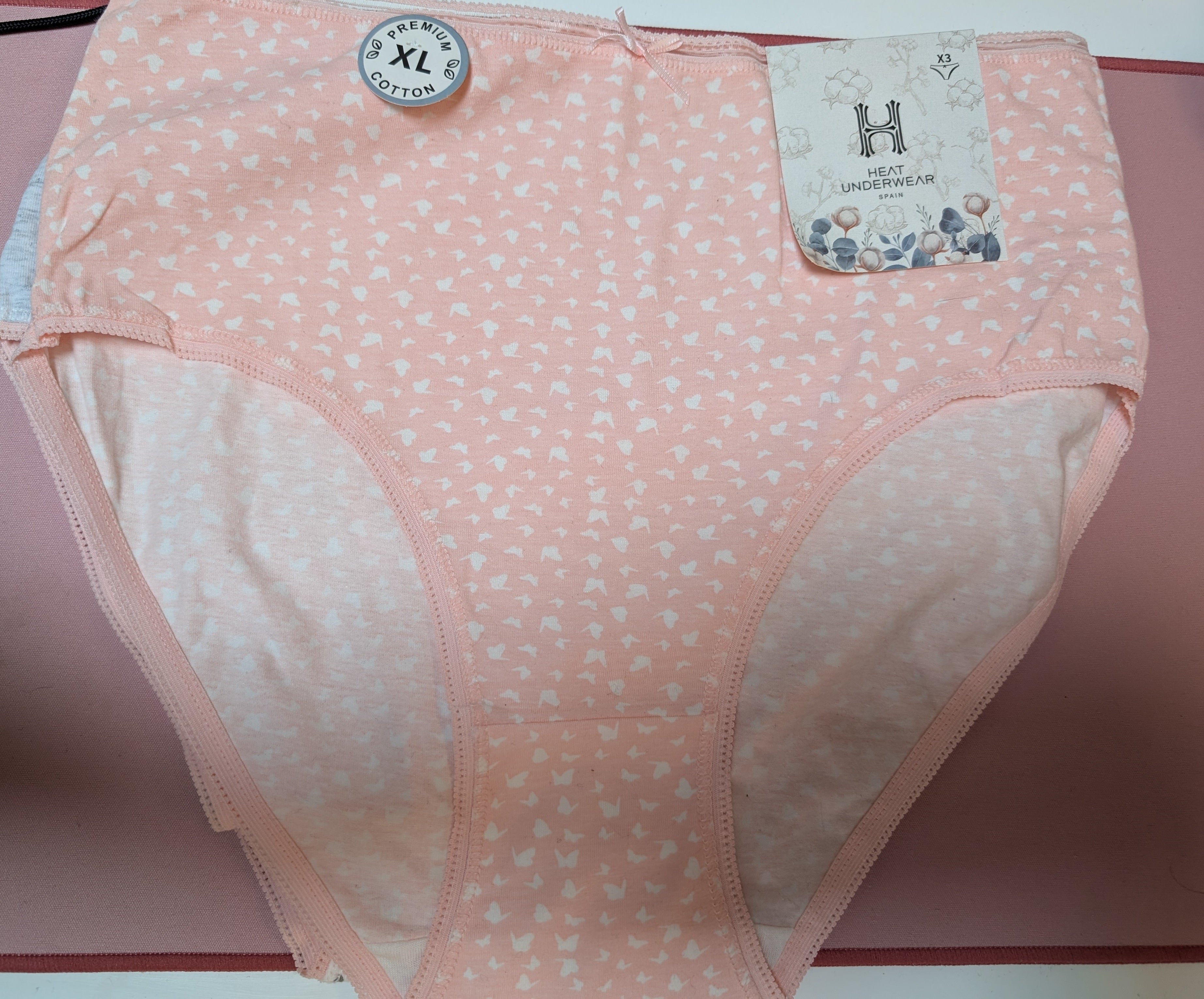 Heat Underwear - Culotte en coton ( LOT DE 3 )