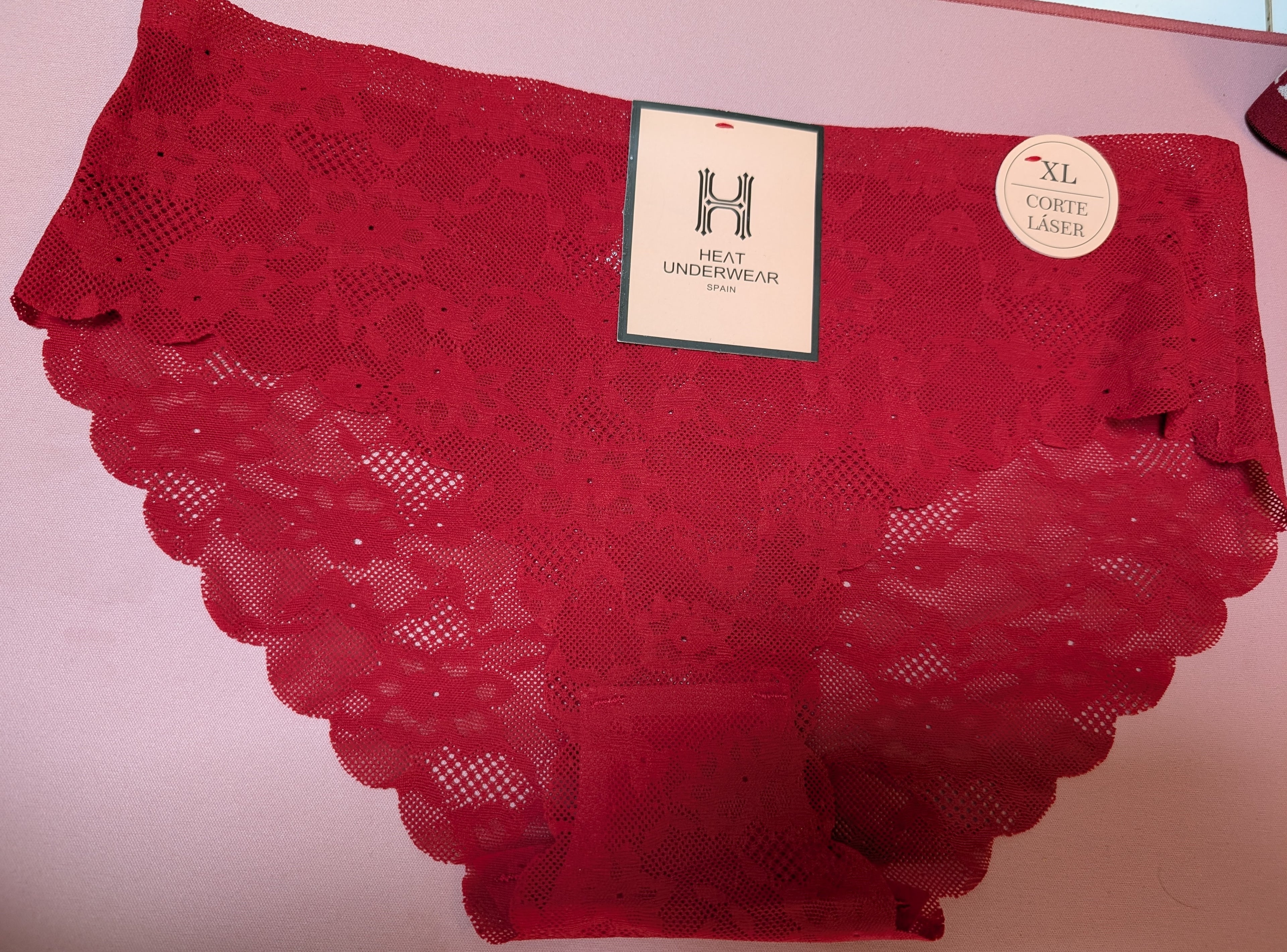 Heat Underwear - Culotte Rouge  - Taille XL