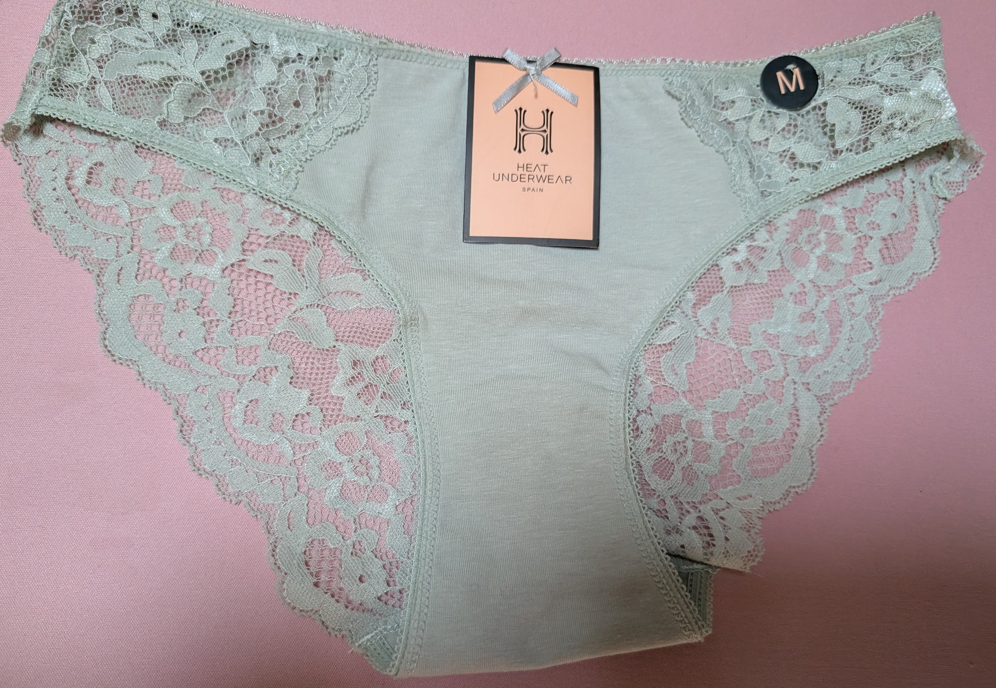 Heat Underwear - Culotte verte claire - Taille M