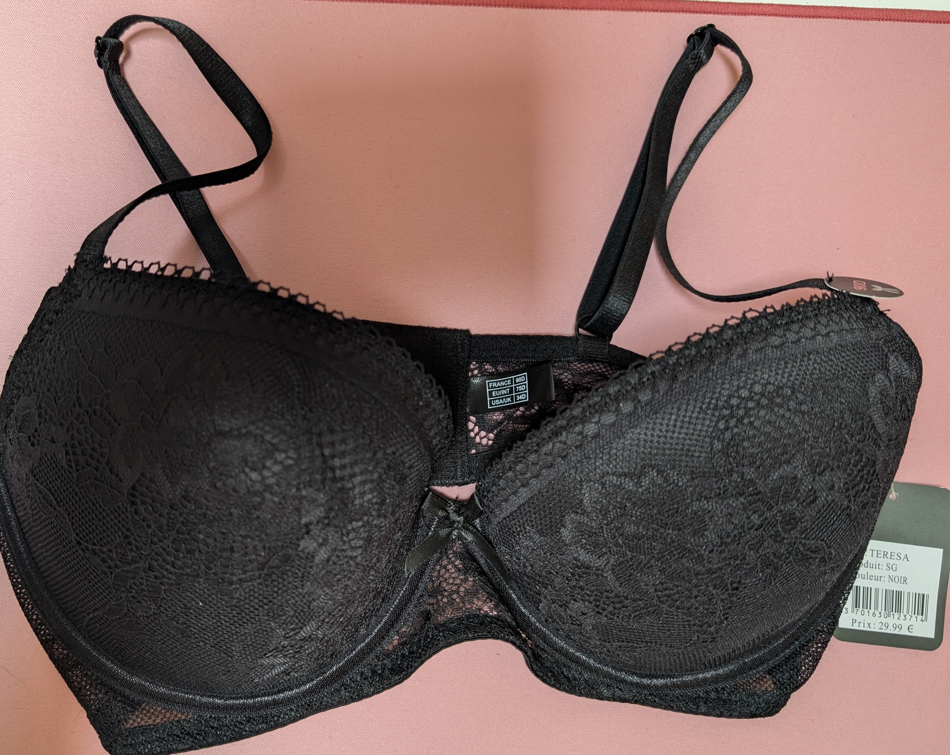 Audace - Soutien Gorge TERESA - Noir - 90D