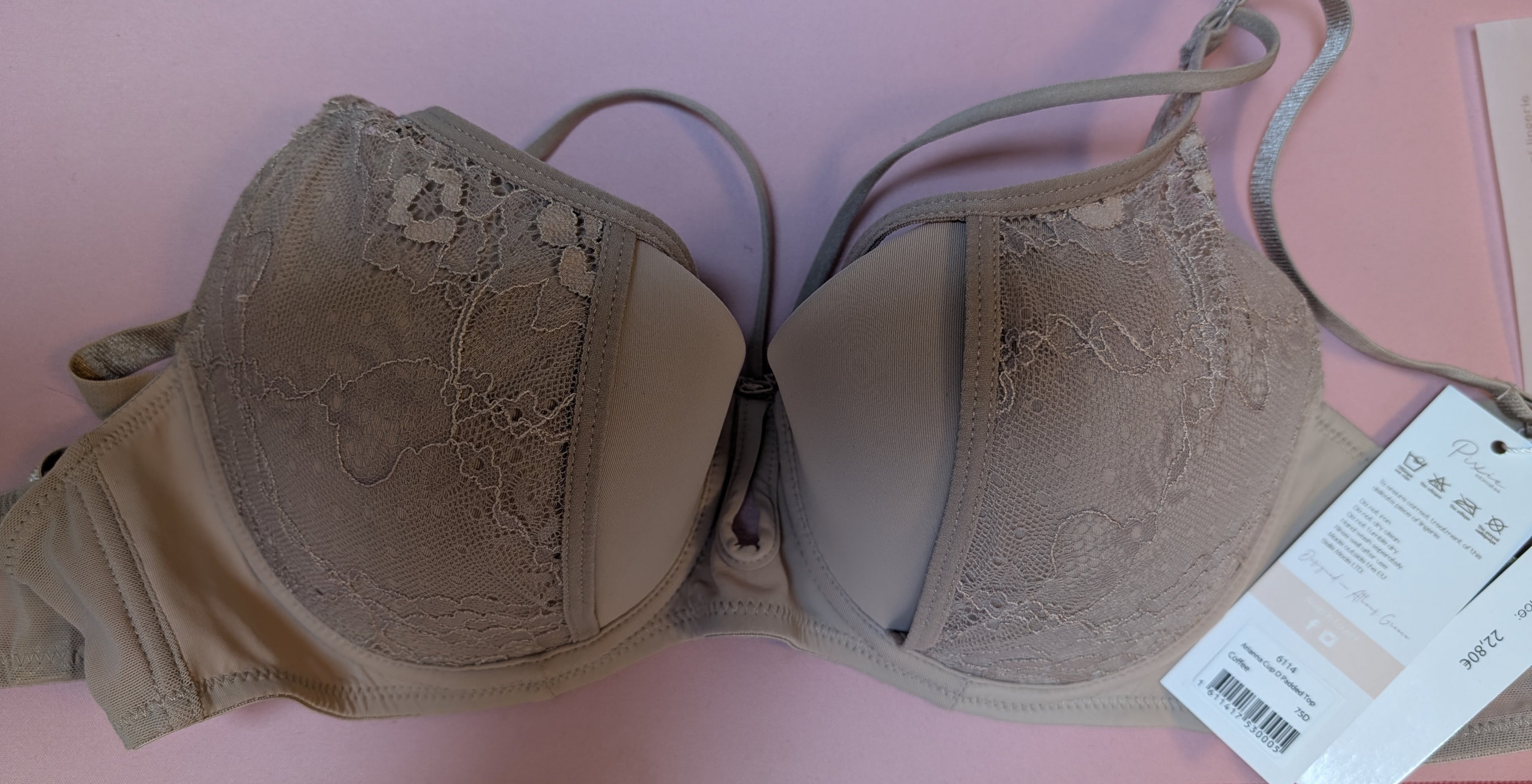 Pixie Intimates - Soutien gorge COFFEE 90D